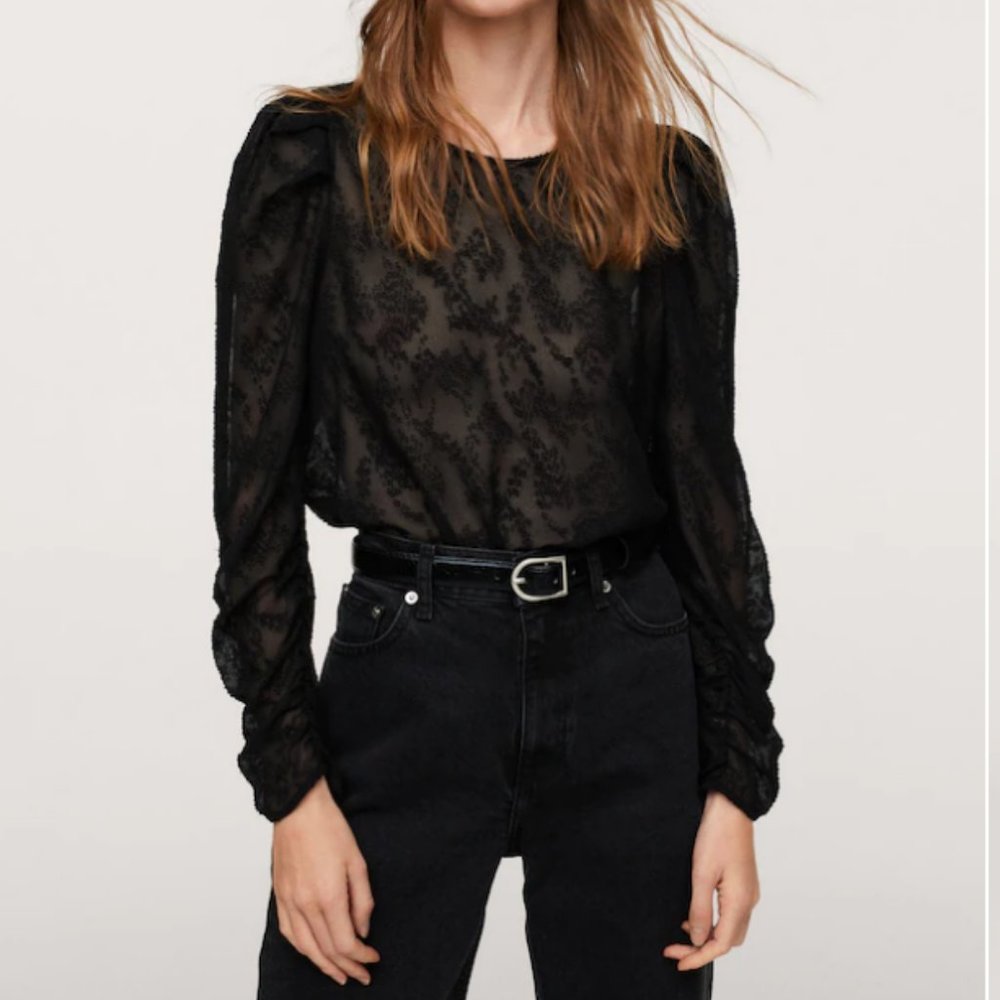 MANGO - Textured Shirt NWT